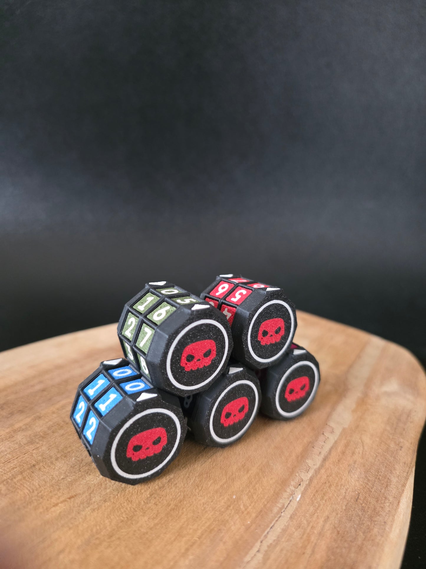 5-Pack Spinnable Life & Wound Counters